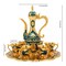 Luxury Turkish Tea Set, Vintage Turkish Coffee Set with Pot and 6 Cups for Home